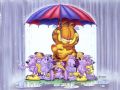 Garfield Yağmur Altında Yapboz